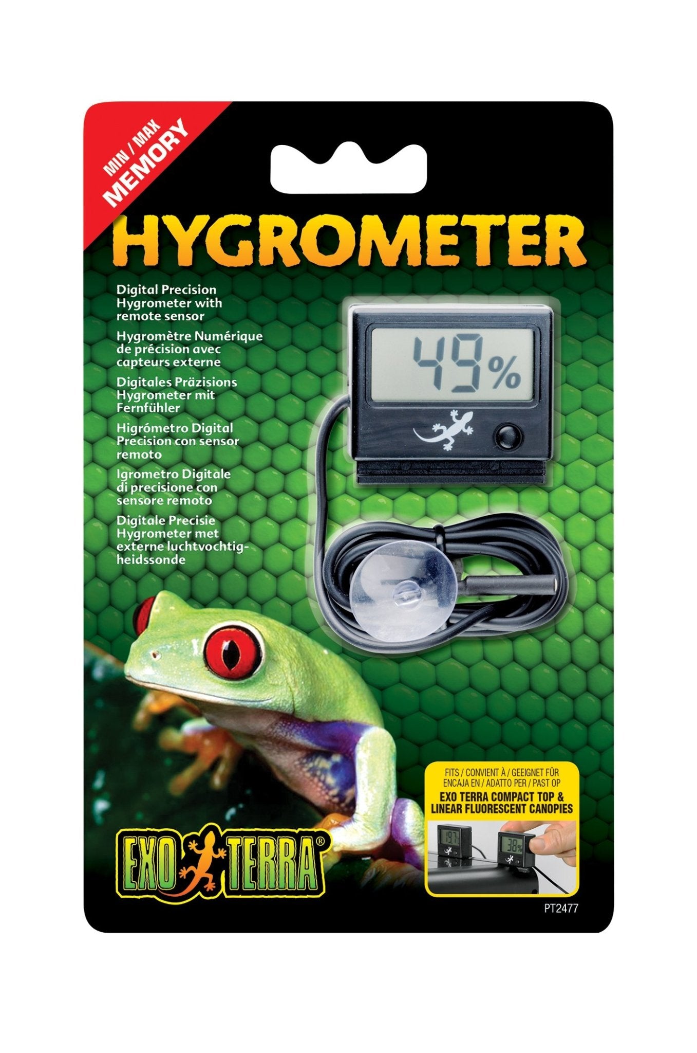 Exo Terra Led Hygrometer Probe/light - Woonona Petfood & Produce