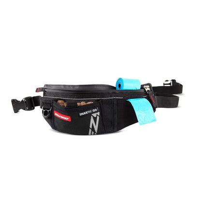 Ezydog Snak Pak Go Treat Belt Black - Woonona Petfood & Produce
