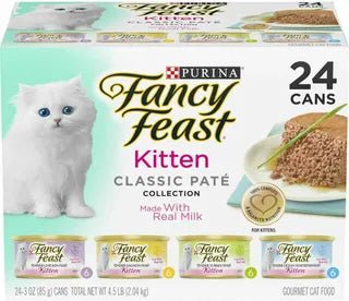 Fancy Feast Classic Pate Collection Kitten 24x85g - Woonona Petfood & Produce