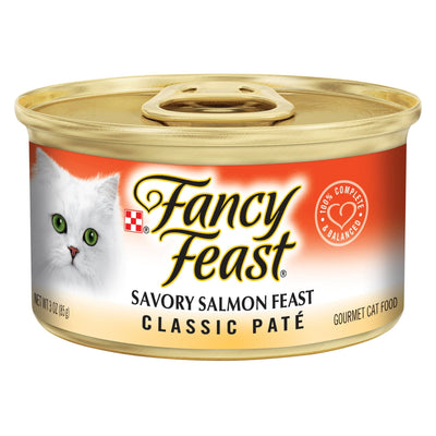 Fancy Feast Classic Savory Salmon Pate 85g - Woonona Petfood & Produce