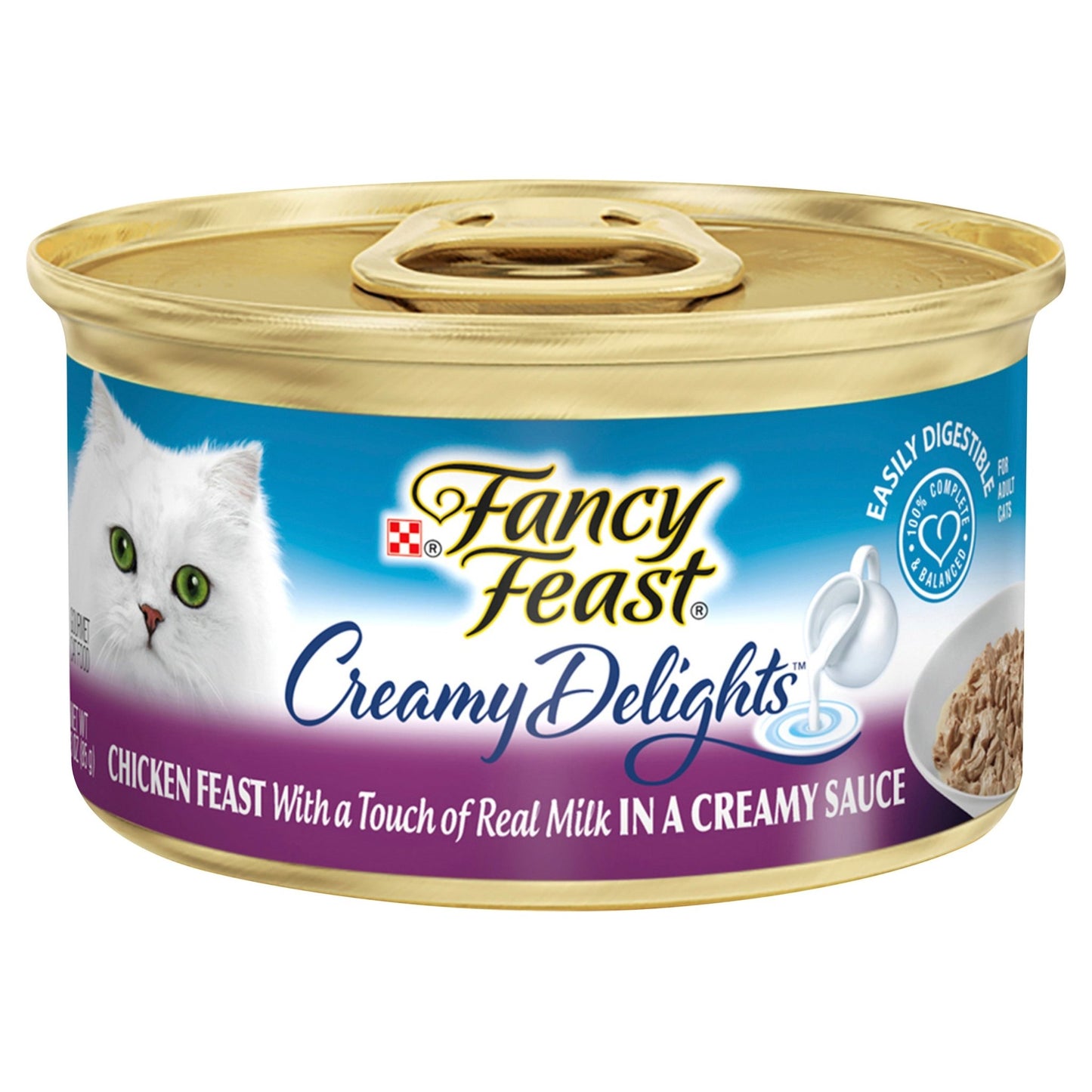 Fancy Feast Creamy Delights Grilled Chicken 85g - Woonona Petfood & Produce