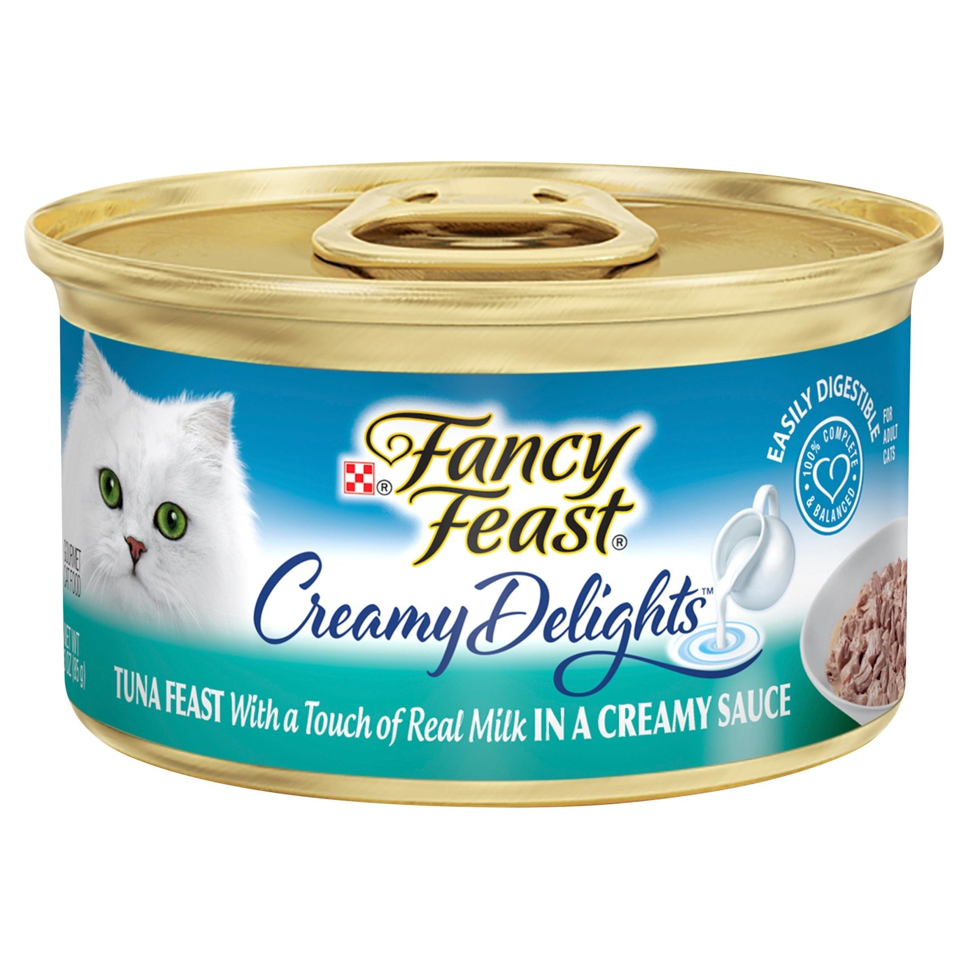 Fancy Feast Creamy Delights Grilled Tuna 24x85g - Woonona Petfood & Produce