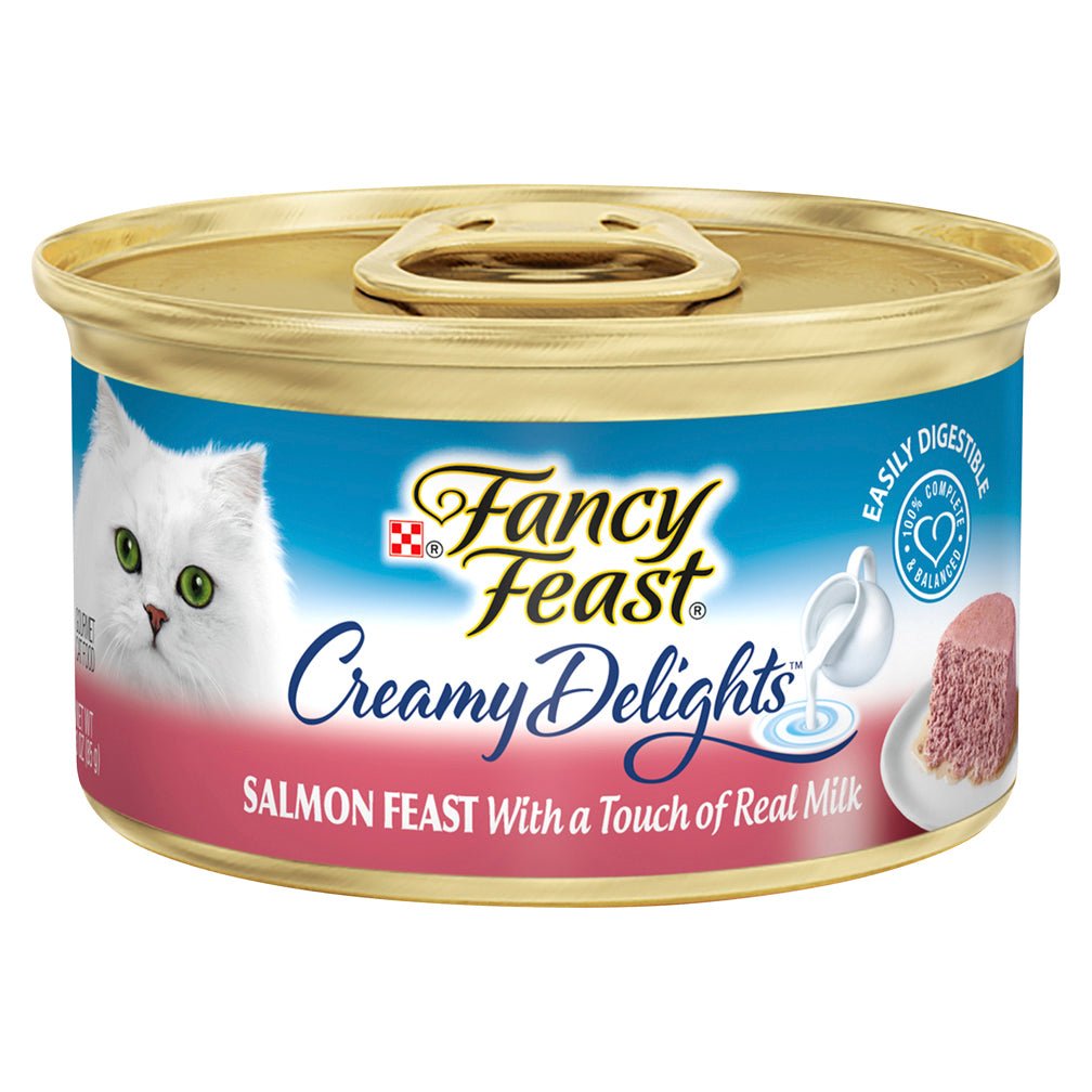 Fancy Feast Creamy Delights Salmon Pate 85g - Woonona Petfood & Produce