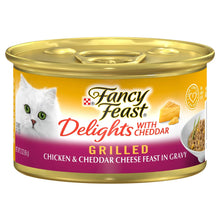 Fancy Feast Delights with Cheddar Grilled Chicken 85g - Woonona Petfood & Produce