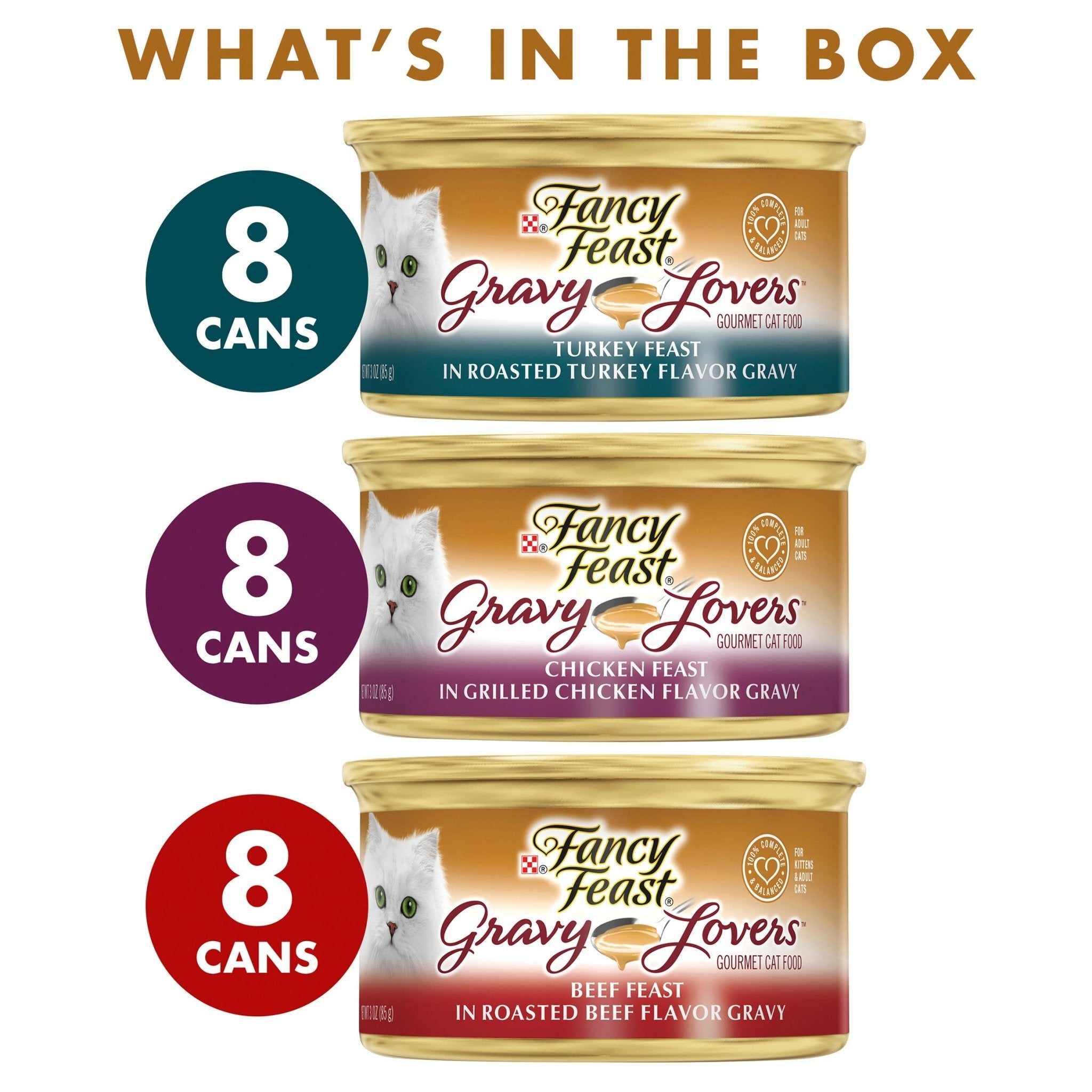 Calories in fancy feast clearance gravy lovers