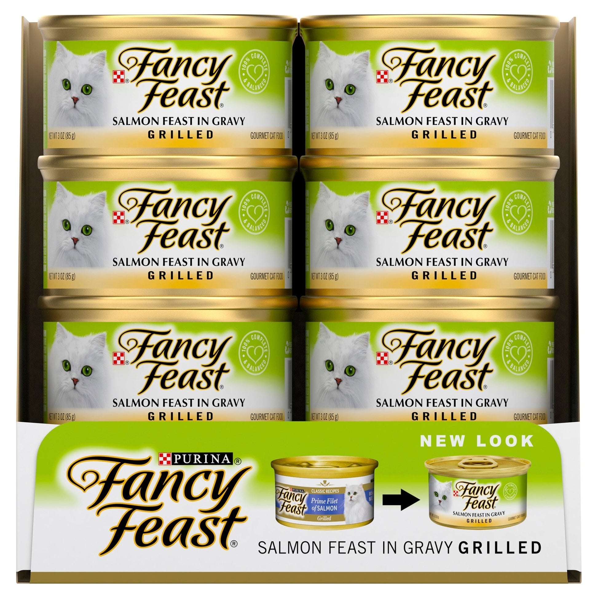 Fancy Feast Grilled Salmon in Gravy 24x85g - Woonona Petfood & Produce