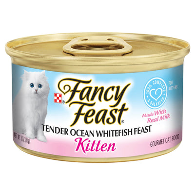 Fancy Feast Kitten Ocean Whitefish 85g - Woonona Petfood & Produce