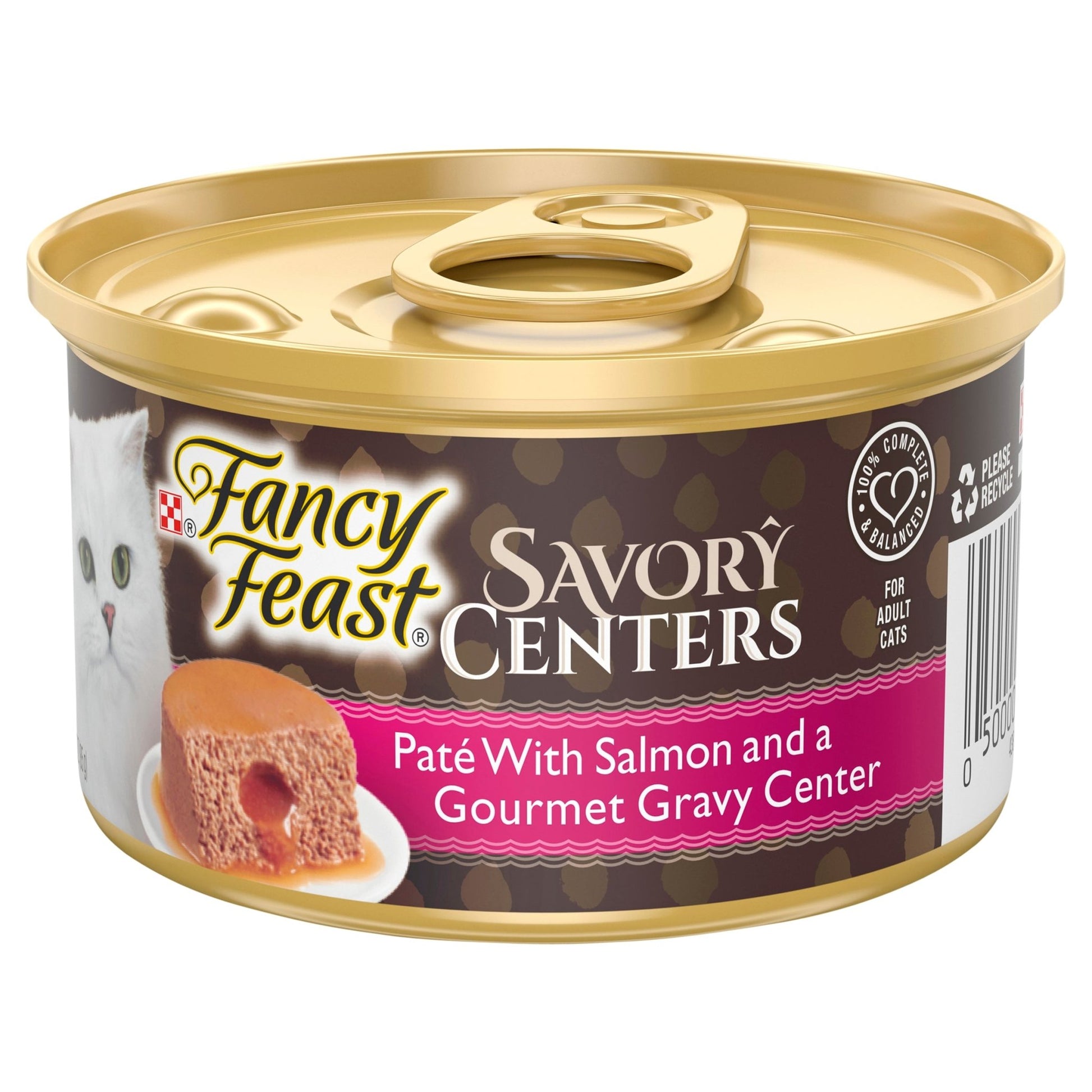 Fancy Feast Savory Centers Pate With Salmon and a Gourmet Gravy Center 24x85g - Woonona Petfood & Produce