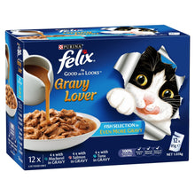 Felix Gravy Lovers Fish Selection 12x85g - Woonona Petfood & Produce