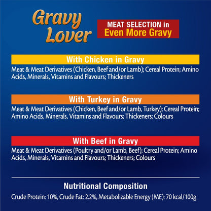 Felix Gravy Lovers Meat Selection 12x85g - Woonona Petfood & Produce
