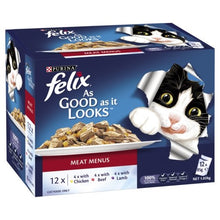 Felix Meat Menus 12x85g - Woonona Petfood & Produce