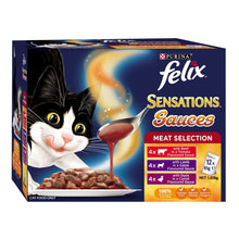 Felix Sensations Sauces Meat Selection 12x85g - Woonona Petfood & Produce
