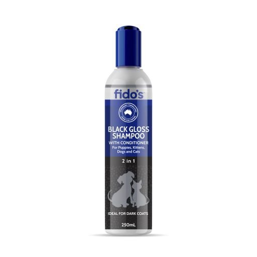 Fidos Black Gloss Shampoo - Woonona Petfood & Produce