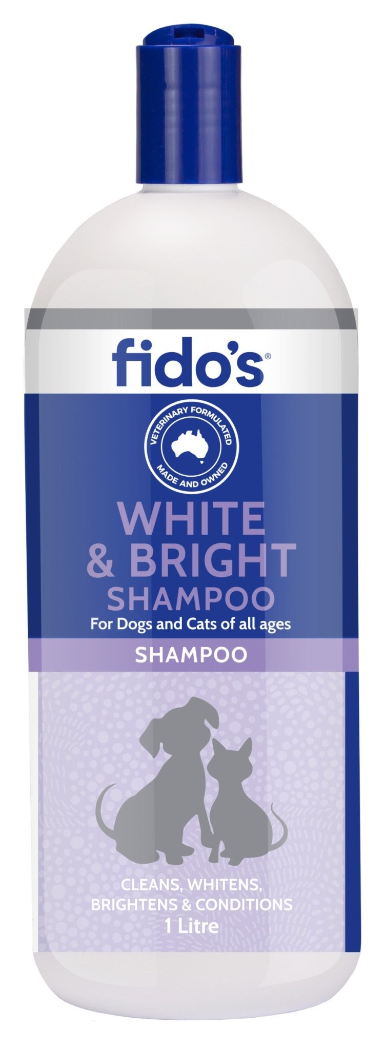 Fidos White & Bright Shampoo - Woonona Petfood & Produce