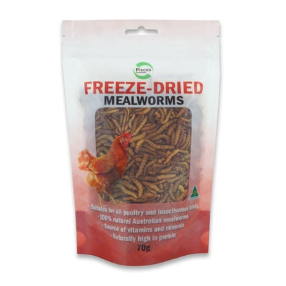 Freeze-Dried Mealworms Pisces - Woonona Petfood & Produce