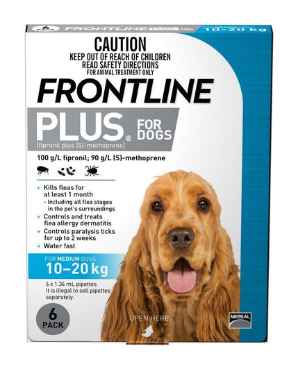 Frontline Plus 10kg-20kg - Woonona Petfood & Produce