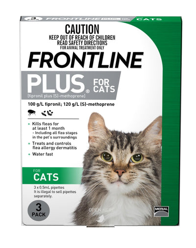 Frontline Plus Cat 3 Pack - Woonona Petfood & Produce