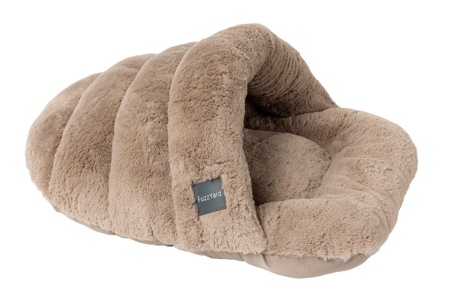 Fuzzyard Cat Bed Dreameazzzy Snuggler Chai - Woonona Petfood & Produce