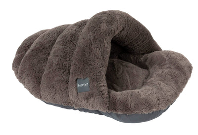Fuzzyard Cat Bed Dreameazzzy Snuggler Truffle - Woonona Petfood & Produce