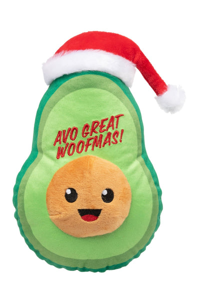 Fuzzyard Dog Toy - Avo Great Woofmas - Woonona Petfood & Produce