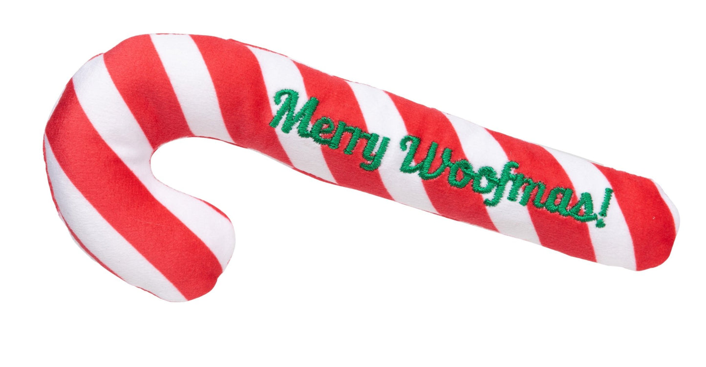 Fuzzyard Dog Toy - Candy Cane Frappe & Candy Cane 2 Pack - Woonona Petfood & Produce