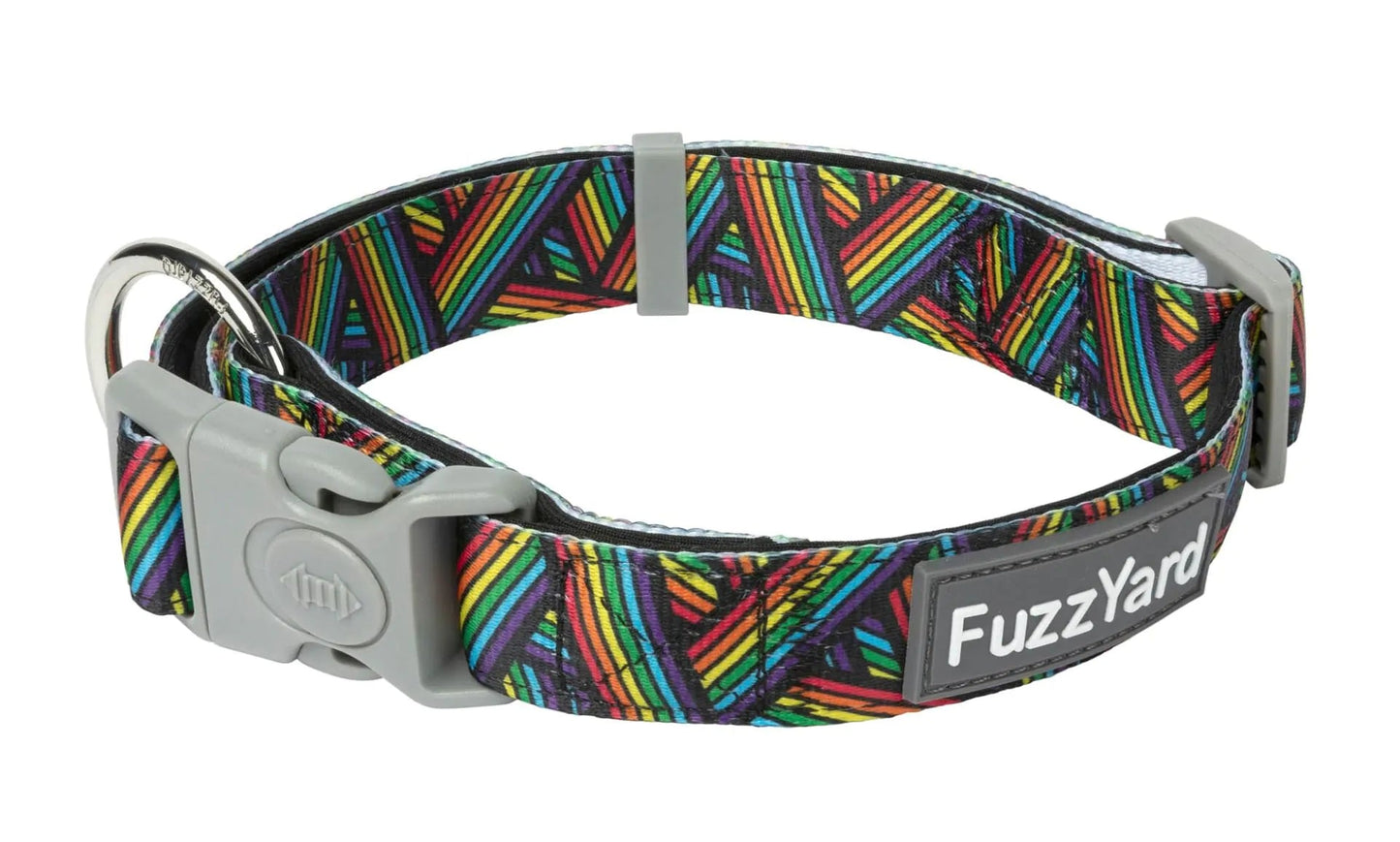 Fuzzyard Rainbow Northcote Dog Collar - Woonona Petfood & Produce