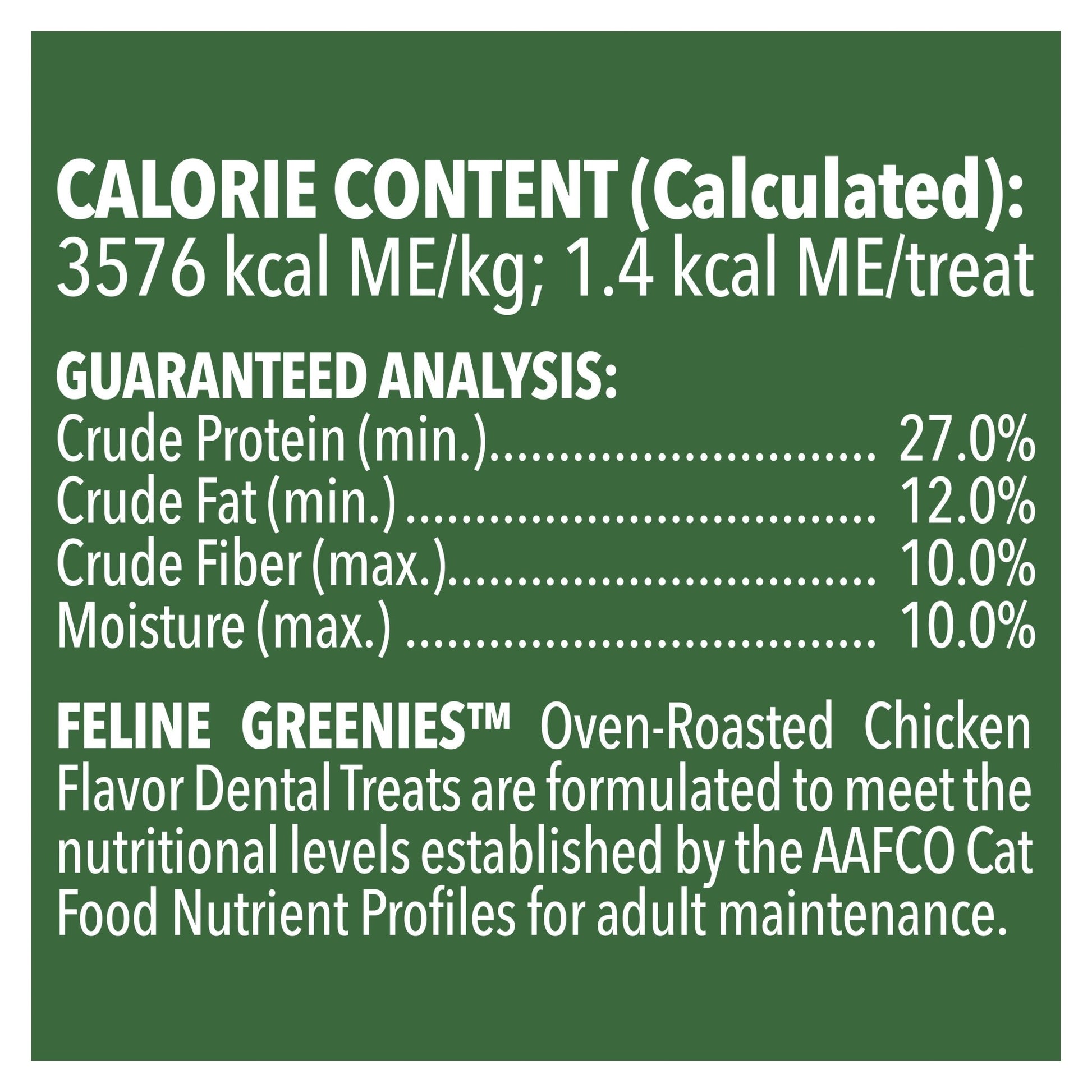Greenies Feline Chicken 60g - Woonona Petfood & Produce