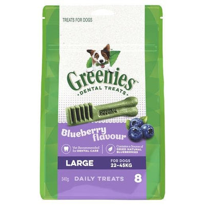Greenies Large Blueberry 340g 8 Pack - Woonona Petfood & Produce