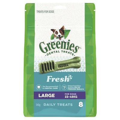 Greenies Large Freshmint 340g 8 Pack - Woonona Petfood & Produce