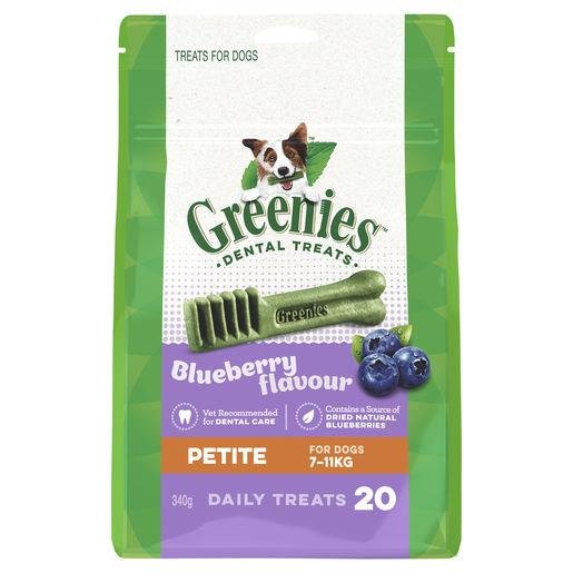 Greenies Petite Blueberry 340g 20 Pack - Woonona Petfood & Produce