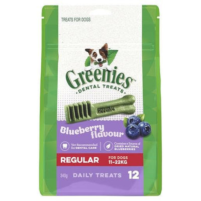 Greenies Regular Blueberry 340g 12 Pack - Woonona Petfood & Produce