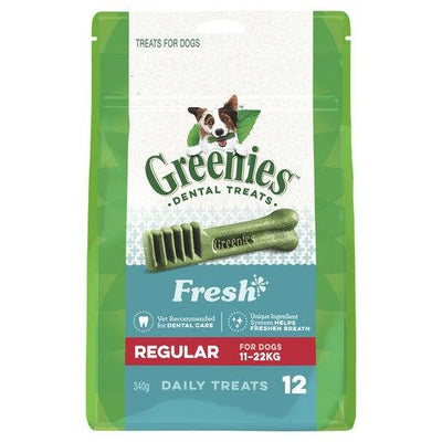 Greenies Regular Freshmint 340g 12 Pack - Woonona Petfood & Produce