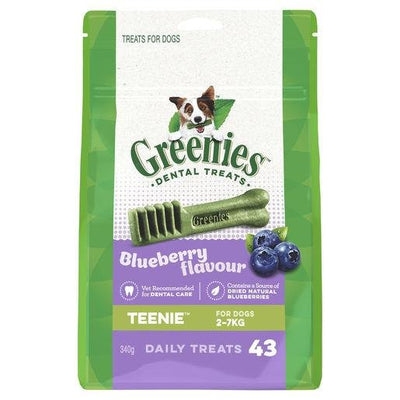 Greenies Teenies Blueberry 340g 43 Pack - Woonona Petfood & Produce
