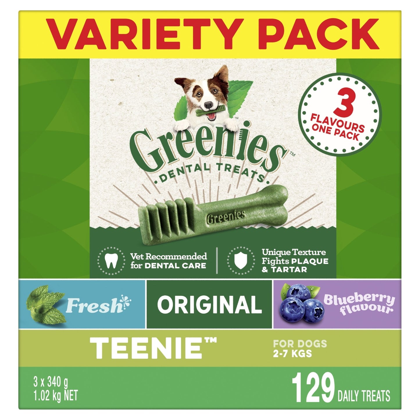 Greenies Teenies Dog Treats Variety Pack 1kg - Woonona Petfood & Produce