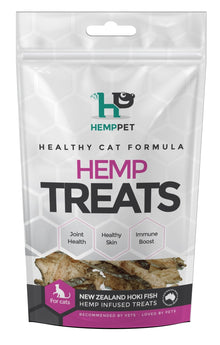 HempPet Hemp Treats - New Zealand Hoki Fish for Cats 70g - Woonona Petfood & Produce