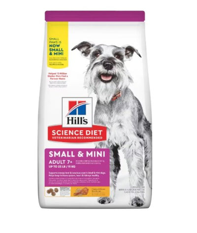 Hill's Science Diet Adult Small Paws 7+ Dry Dog Food 7.03kg - Woonona Petfood & Produce