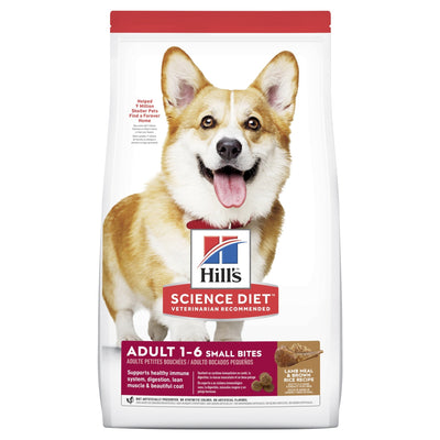 Hill's Science Diet Adult Small Paws Dry Dog Food Lamb & Brown Rice 7.04kg - Woonona Petfood & Produce