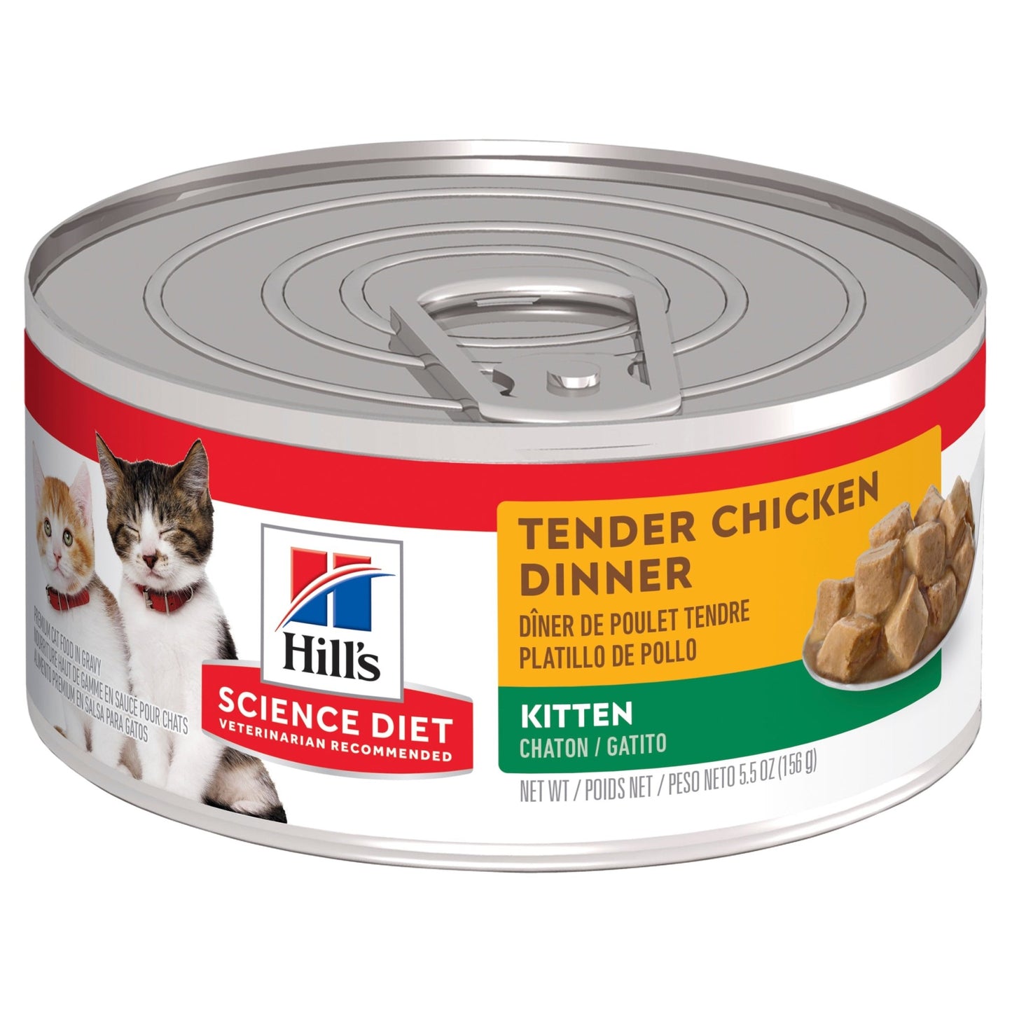 Hill's Science Diet Kitten Tender Dinners Chicken Canned Cat Food 24x156g - Woonona Petfood & Produce
