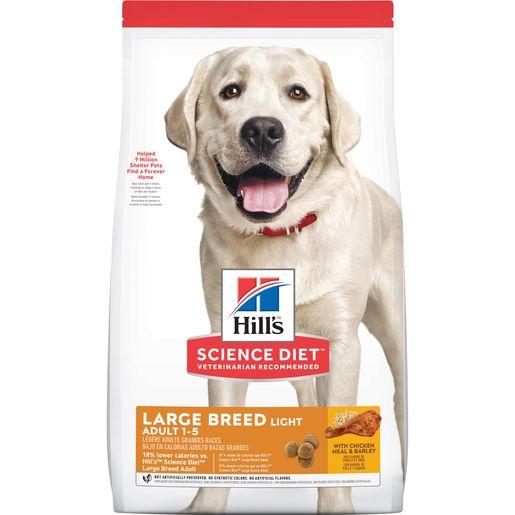 Hill's Science Diet Light Adult Large Breed Dry Dog Food, 12kg - Woonona Petfood & Produce