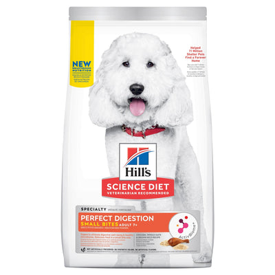 Hill's Science Diet Perfect Digestion Adult 7+ Small Breed Dry Dog Food 5.44kg - Woonona Petfood & Produce