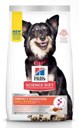 Hill's Science Diet Perfect Digestion Adult Small Breed Dry Dog Food 1.59kg - Woonona Petfood & Produce