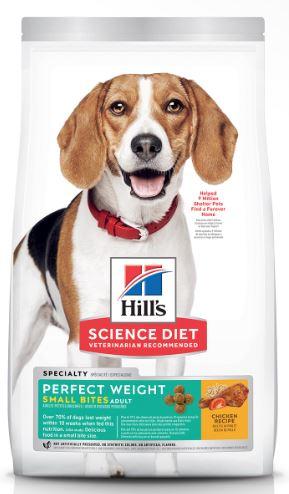 Hills Science Diet Perfect Weight Adult Small Bites Dry Dog Food 1.81kg - Woonona Petfood & Produce