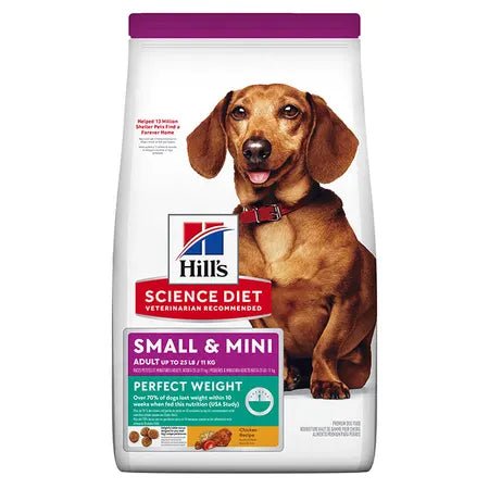 Hill's Science Diet Perfect Weight Small & Mini Adult Dry Dog Food - Woonona Petfood & Produce
