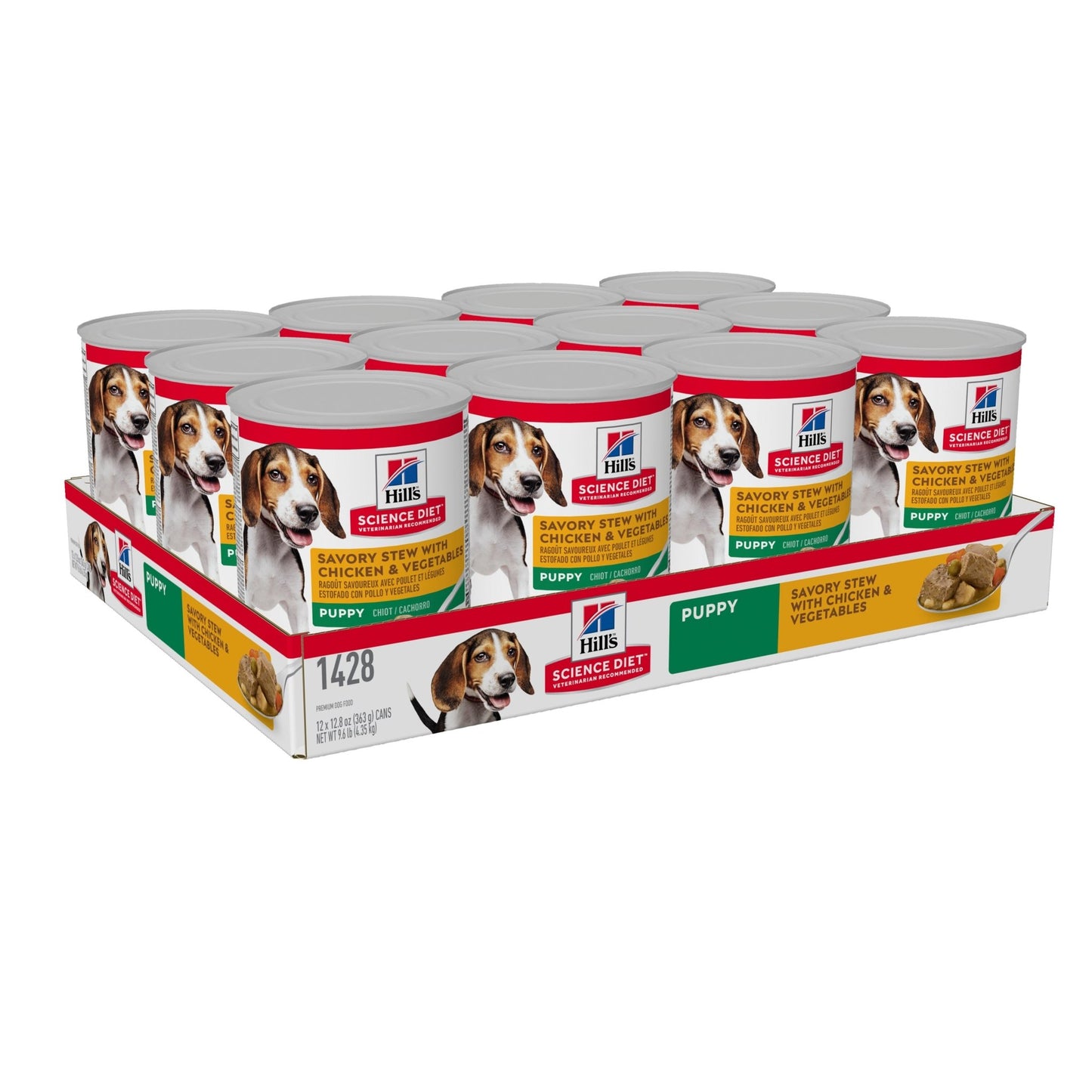 Hill's Science Diet Puppy Savory Stew Chicken & Vegetable Canned Dog Food 12x363g - Woonona Petfood & Produce