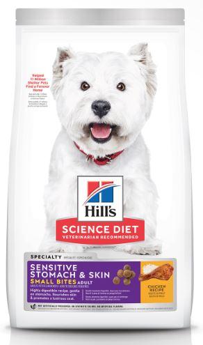 Hills Science Diet Sensitive Skin and Stomach Adult Small Bites Dry Dog Food 6.8kg - Woonona Petfood & Produce