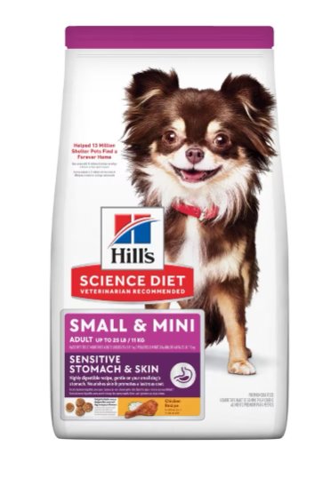 Hill's Science Diet Sensitive Stomach & Skin Adult Small & Mini Dry Dog Food 1.81kg - Woonona Petfood & Produce