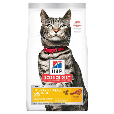 Hill's Science Diet Urinary Hairball Control Adult Dry Cat Food - Woonona Petfood & Produce
