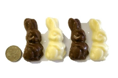 Huds & Toke Easter Solid Bunnies Carob and Yoghurt - Woonona Petfood & Produce