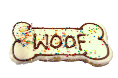 Huds & Toke Woof Bone Cookie Large - Woonona Petfood & Produce