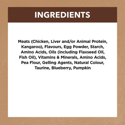Ivory Coat Cat Adult Wet Food Chicken & Kangaroo in Gravy 85g - Woonona Petfood & Produce